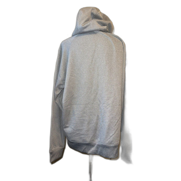 Men's San Antonio Spurs Zip-Up Hoodie Black Gray Size L NBA Licensed Sweatshirt - Picture 4 of 9